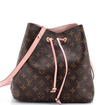 Louis Vuitton NeoNoe Handbag Monogram Canvas with Leather MM