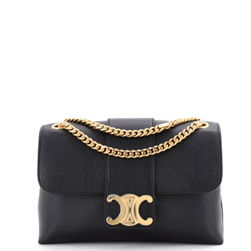 Celine Victoire Flap Shoulder Bag Leather Teen