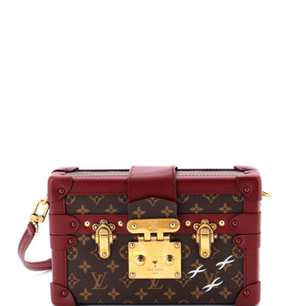 Louis Vuitton Petite Malle Handbag Monogram Canvas