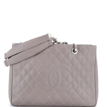 Chanel Grand Shopping Tote Quilted Caviar
