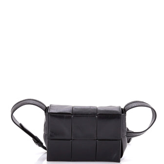 Bottega Veneta Cassette Crossbody Bag Maxi Intrecciato Leather Candy
