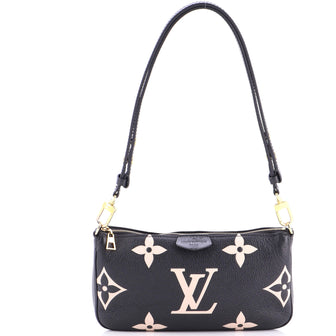 Louis Vuitton Multi Pochette Accessoires Bicolor Monogram Empreinte Giant