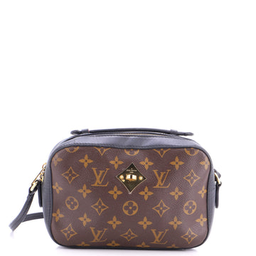 Louis Vuitton Saintonge Handbag Monogram Canvas with Leather