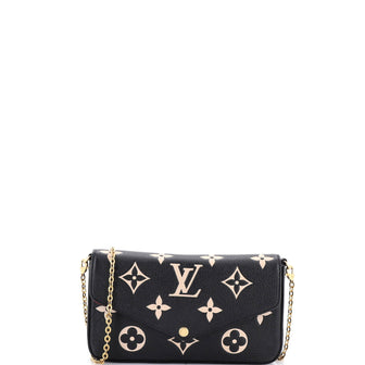 Louis Vuitton Felicie Pochette Bicolor Monogram Empreinte Giant