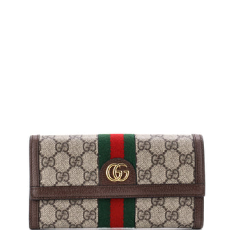 Gucci Ophidia Continental Wallet GG Coated Canvas