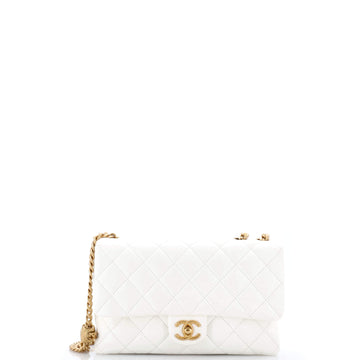 Chanel All Slide Long Flap Bag Quilted Lambskin Medium