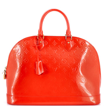 Louis Vuitton Alma Handbag Monogram Vernis GM