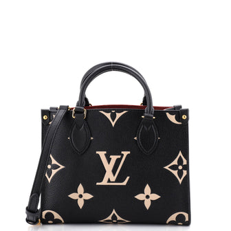Louis Vuitton OnTheGo Tote Bicolor Monogram Empreinte Giant PM