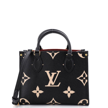 Louis Vuitton OnTheGo Tote Bicolor Monogram Empreinte Giant PM