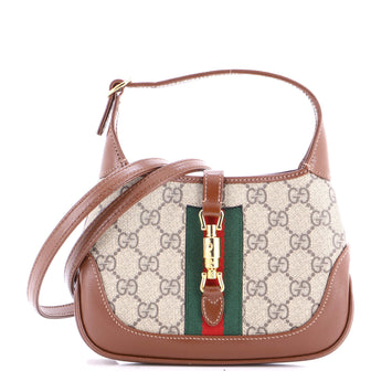 Gucci Jackie 1961 Hobo GG Coated Canvas Mini