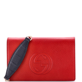 Gucci Soho Wallet on Chain Leather