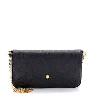 Louis Vuitton Felicie Pochette Monogram Empreinte Leather
