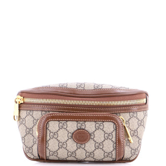 Gucci Interlocking G Patch Belt Bag GG Coated Canvas Large