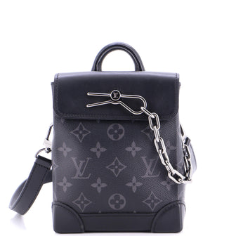 Louis Vuitton Steamer Bag Monogram Eclipse Canvas Nano