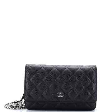 Chanel Wallet on Chain Quilted Caviar