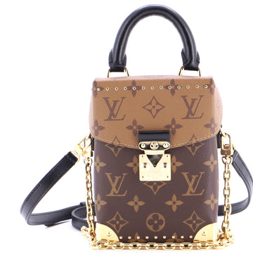 Louis Vuitton Camera Box NM Handbag Studded Reverse Monogram Canvas