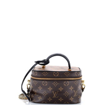 Louis Vuitton Vanity Handbag Reverse Monogram Canvas PM