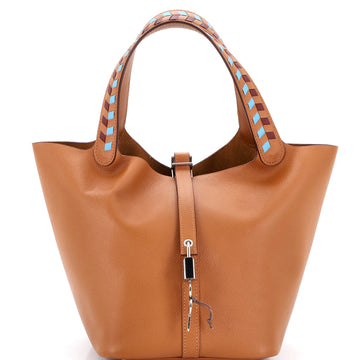 Hermes Picotin Lock Bag Tressage Epsom MM