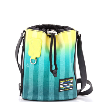 Louis Vuitton Sac Marin Bag Limited Edition Gradient Damier Stripes BB