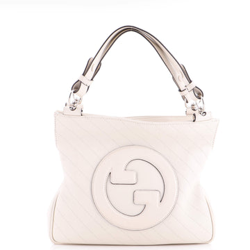 Gucci Blondie NM Tote Diagonal Quilted Leather Small