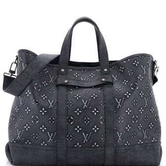 Louis Vuitton Journey Tote Faded Monogram Debossed Leather