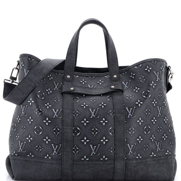 Louis Vuitton Journey Tote Faded Monogram Debossed Leather