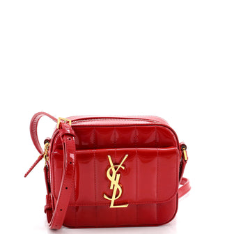 Saint Laurent Vicky Camera Bag Vertical Quilt Patent Toy