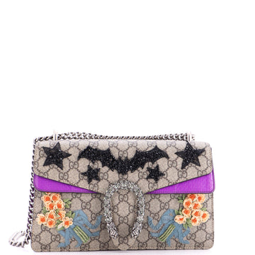 Gucci GG Emblem Bucket Bag GG Coated Canvas Small
