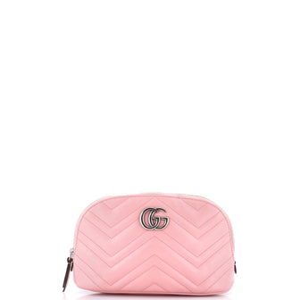 Gucci GG Marmont Cosmetic Case Matelasse Leather Large