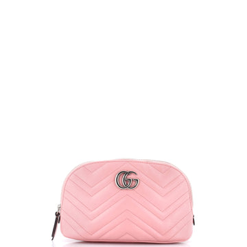 Gucci GG Marmont Cosmetic Case Matelasse Leather Large