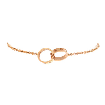 Cartier Love Interlocking Bracelet 18K Rose Gold