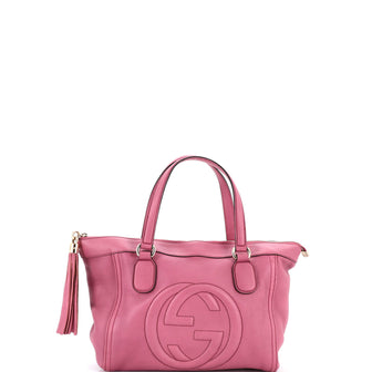 Gucci Soho Zip Tote Leather Small