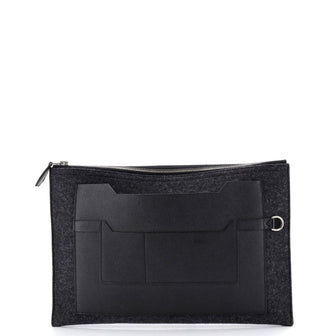 Hermes Toodoo Pouch Epsom and Wool 37