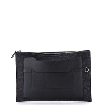 Hermes Toodoo Pouch Epsom and Wool 37