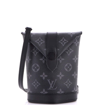 Louis Vuitton Envelope Pouch Monogram Eclipse Canvas