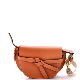 Loewe Gate Dual Shoulder Bag Leather Mini