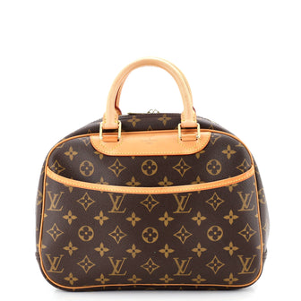 Louis Vuitton Trouville Handbag Monogram Canvas