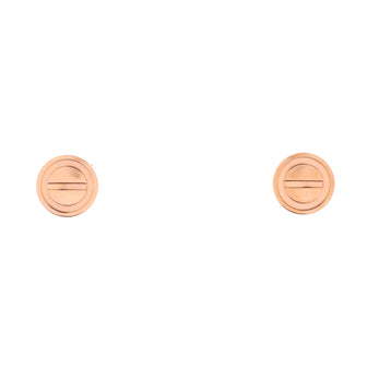 Cartier Love Stud Earrings 18K Rose Gold