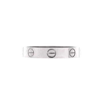 Cartier Love Wedding Band Ring 18K White Gold