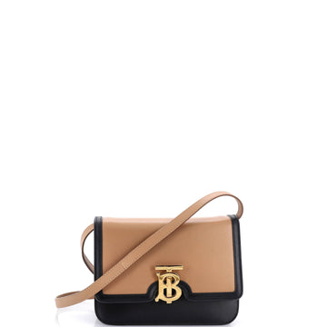 Burberry TB Flap Bag Leather Small