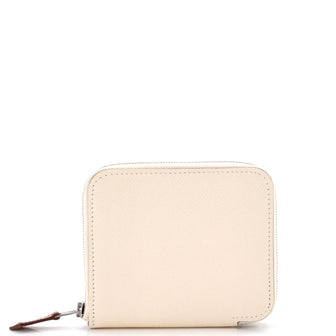 Hermes Azap Zip Around Wallet Silk'in Epsom Compact