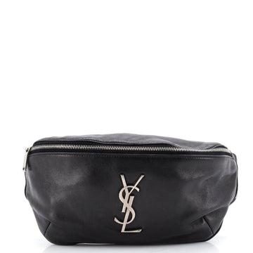 Saint Laurent Classic Monogram Belt Bag Leather