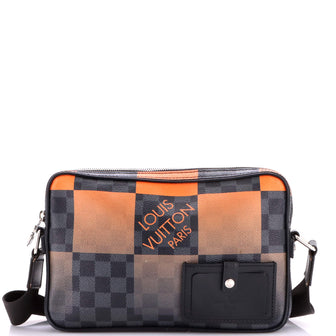 Louis Vuitton Alpha Messenger Bag Limited Edition Damier Graphite Giant