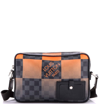 Louis Vuitton Alpha Messenger Bag Limited Edition Damier Graphite Giant