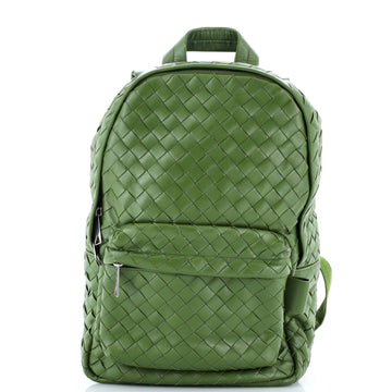 Bottega Veneta Front Pocket Backpack Intrecciato Leather Medium