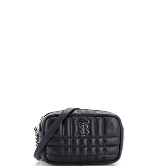 Burberry Lola Camera Bag Quilted Leather Mini