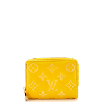 Louis Vuitton Coussin Lou Wallet Monogram Embossed Lambskin