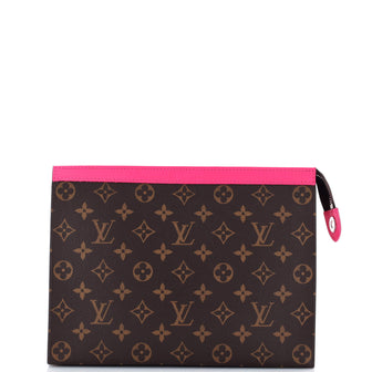 Louis Vuitton Pochette Voyage Macassar Monogram Canvas MM