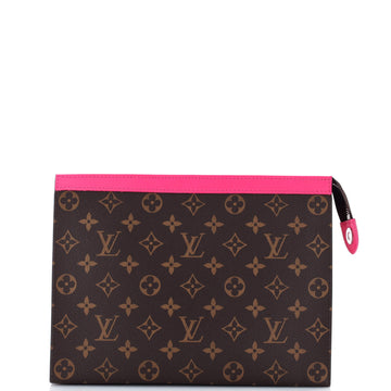Louis Vuitton Pochette Voyage Macassar Monogram Canvas MM