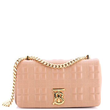 Burberry Lola Shoulder Bag Quilted Lambskin Small